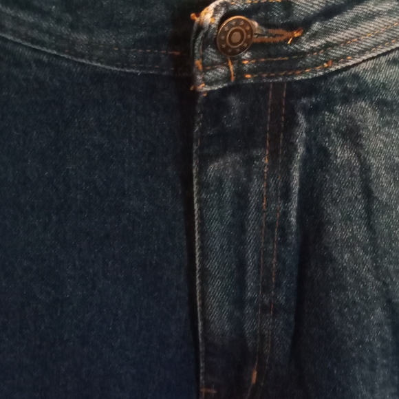 Full Blue Carpenter Denim Men's Shorts - Picture 4 of 4